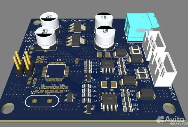 Пример ремонта промышленной электроники